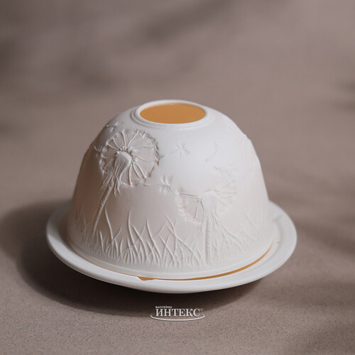 Декоративный подсвечник-купол Одуванчики из Римини 8*12 см ShiShi