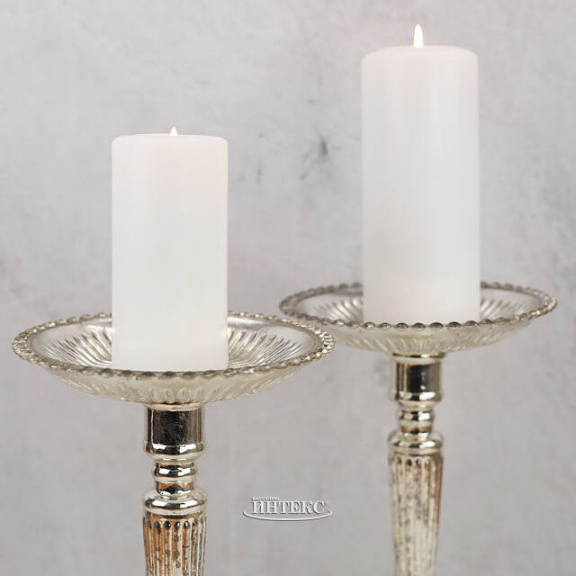 Стеклянный подсвечник на ножке Мауритц 25 см ShiShi (ШиШи)