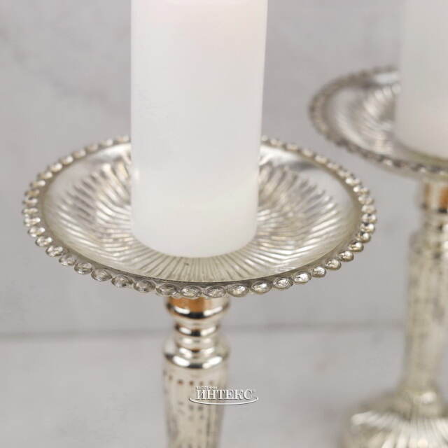 Стеклянный подсвечник на ножке Мауритц 25 см ShiShi (ШиШи)