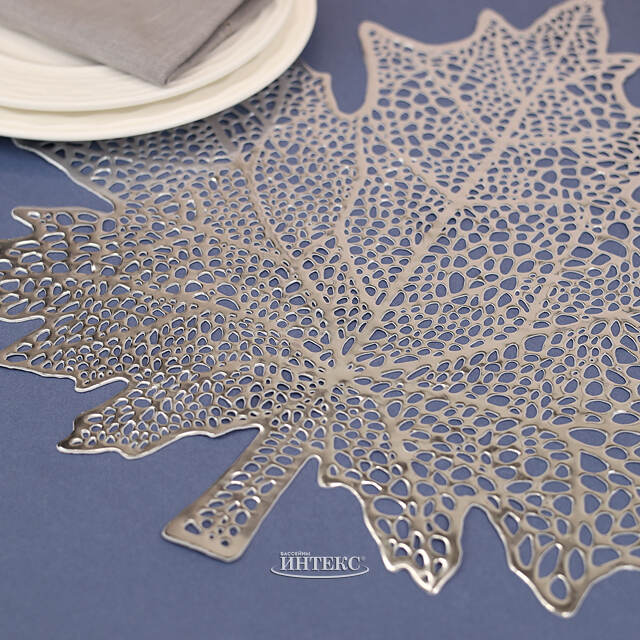 Сервировочная салфетка Джозиан 41*40 см серебряная Koopman