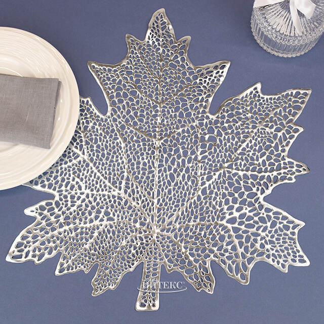 Сервировочная салфетка Джозиан 41*40 см серебряная Koopman