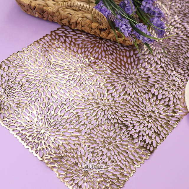 Дорожка для стола Джиневра 90*35 см золотая Koopman