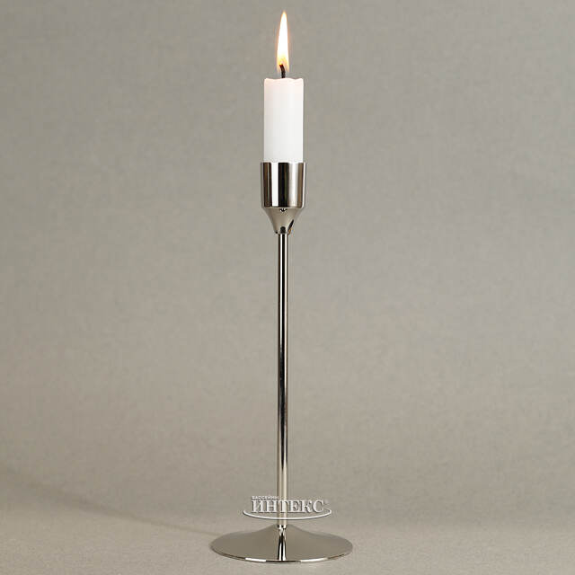 Металлический подсвечник Barils Silver 21 см Kaemingk (Кейминг)