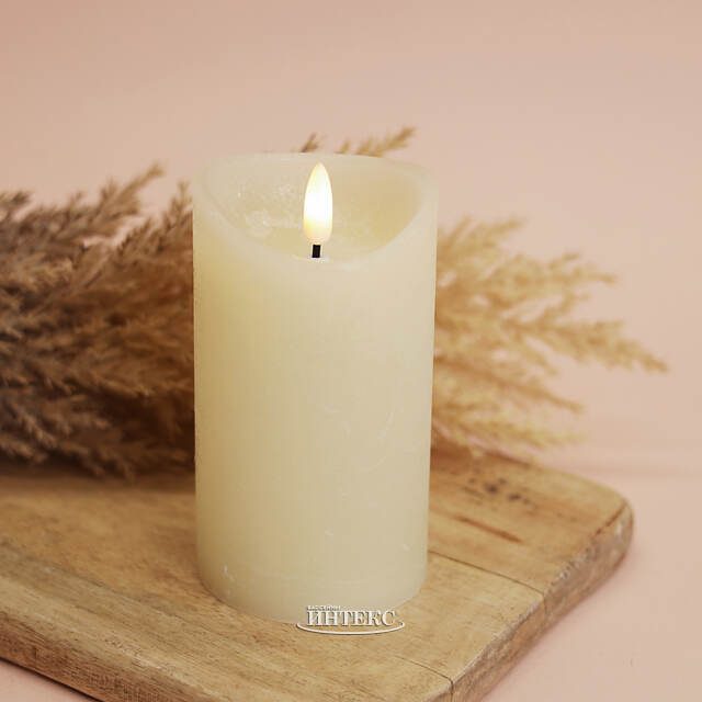 Светодиодная свеча Ромеро 13*7 см, на батарейках Koopman