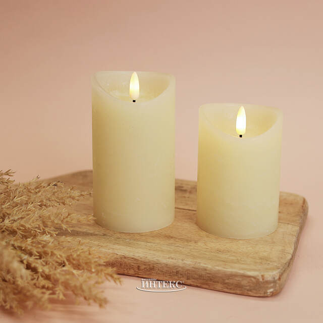 Светодиодная свеча Ромеро 13*7 см, на батарейках Koopman