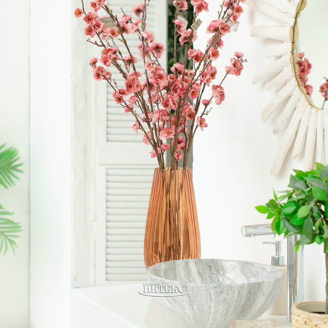 Стеклянная ваза Naples Sunset 35 см Kaemingk