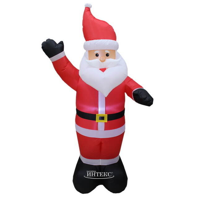 Надувная фигура Весёлый Санта 180 см с подсветкой, IP44 Peha