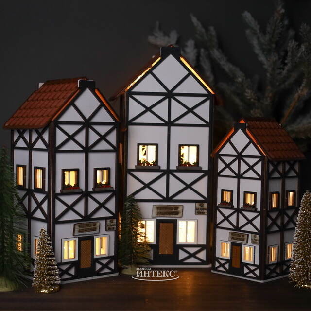 Декоративный домик Бавария 32 см Christmas Apple (Кристмас Эпл)