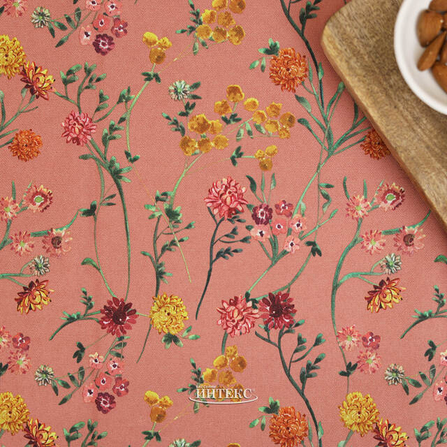 Скатерть на стол Гвоздики Аквитании 80*80 см Kaemingk