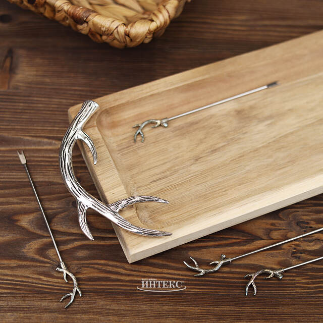 Набор для сервировки закусок Тронхейм: Silver 33 см Kaemingk