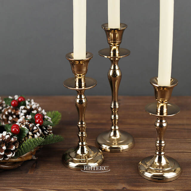 Набор подсвечников Фридмунд 15-23 см, 3 шт Boltze (Больтце)