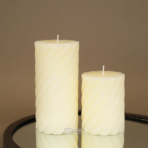 Декоративная свеча Айвори 14*7 см кремовая Koopman