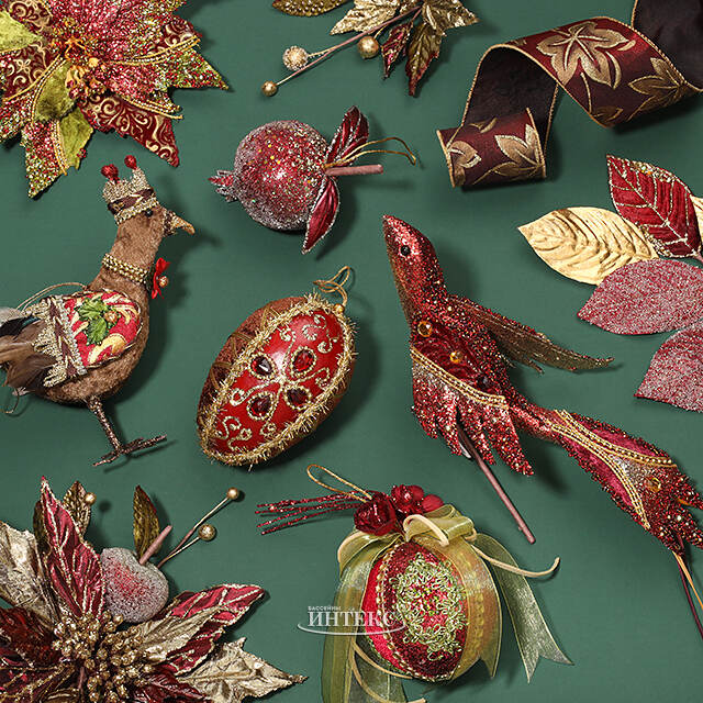 Декоративная ветка Барбара 64 см Winter Deco