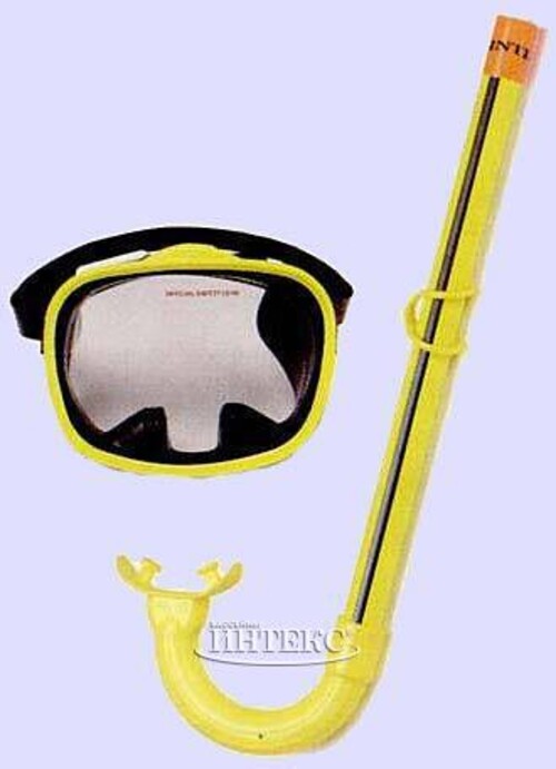 Набор маска с трубкой, 6-10 лет INTEX