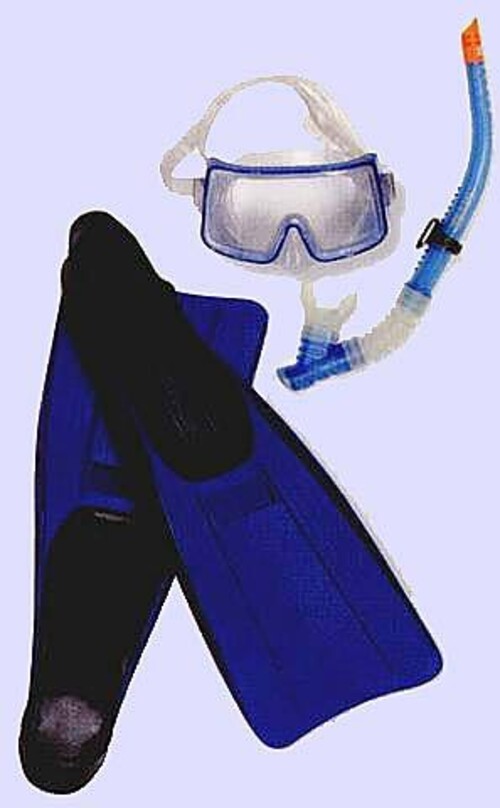 Набор для подводного плавания "Спортсмен", старше 10 лет INTEX