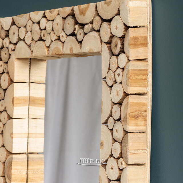 Настенное зеркало Bastoncini di Legno 50 см, квадратное Koopman (Купман)