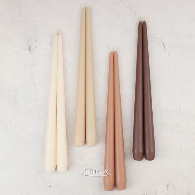 Высокая свеча 40 см Андреа кремовая Candleslight (Кэндлслайт)