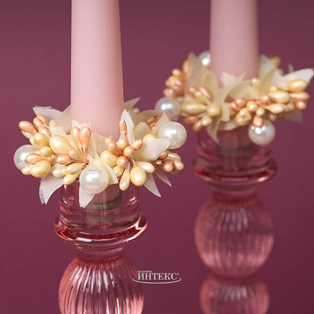 Венок для свечи Pearl Berry 8 см Swerox