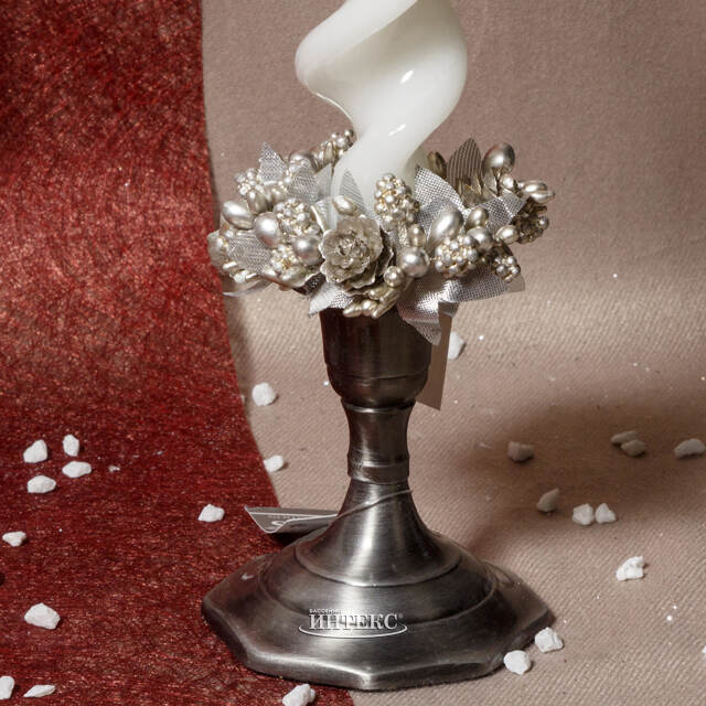 Украшение для свечи Перламутровый Венец 7 см Swerox (Сверокс)