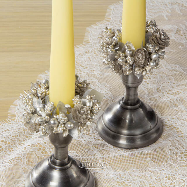 Украшение для свечи Перламутровый Венец 7 см Swerox (Сверокс)