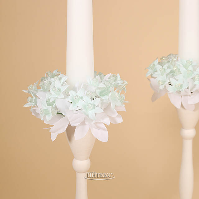 Венок для свечи White Lily 8 см Swerox