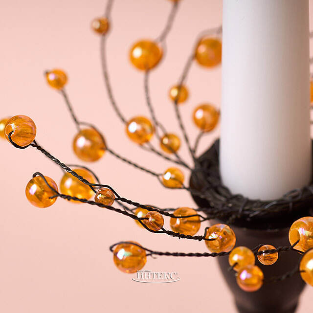 Украшение для свечи Ashberry 10 см, оранжевый Swerox