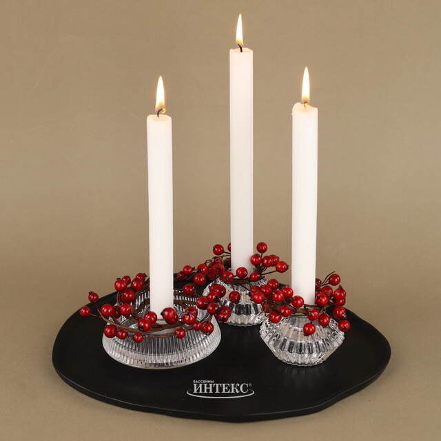 Венок для свечи Ягодный Десерт 9 см Swerox