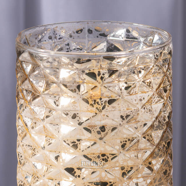 Подсвечник с LED свечой Джустино 9 см на батарейках Peha