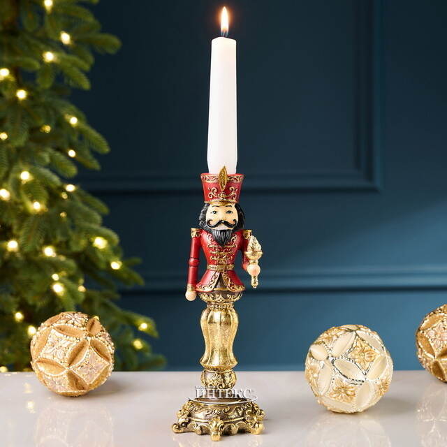 Декоративный подсвечник Щелкунчик - Golden Crown 22 см Goodwill (Гудвилл)