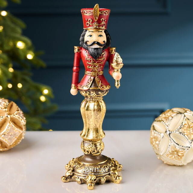 Декоративный подсвечник Щелкунчик - Golden Crown 22 см Goodwill (Гудвилл)