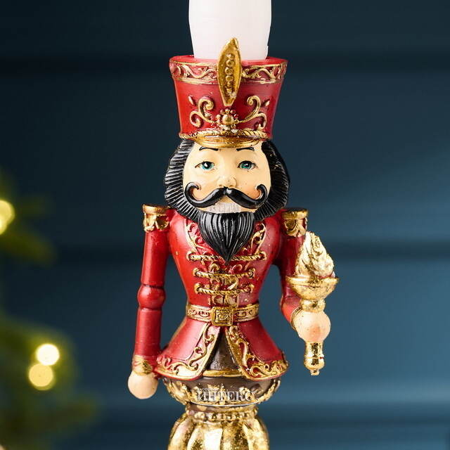 Декоративный подсвечник Щелкунчик - Golden Crown 22 см Goodwill (Гудвилл)