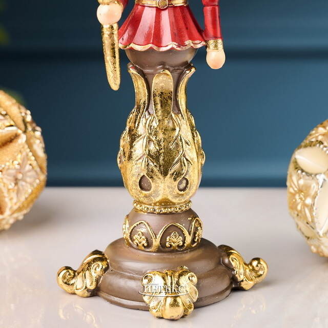 Декоративный подсвечник Щелкунчик - Red Crown 22 см Goodwill (Гудвилл)