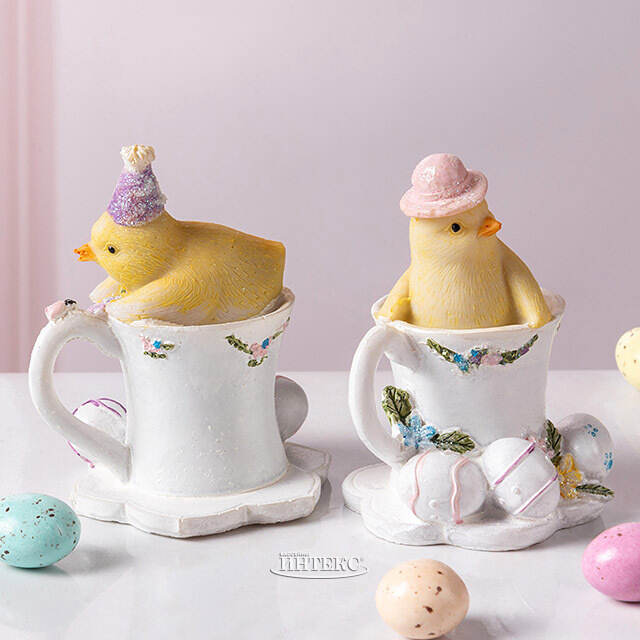 Набор декоративных фигурок Пасхальное Чаепитие 8 см, 2 шт Goodwill (Гудвилл)