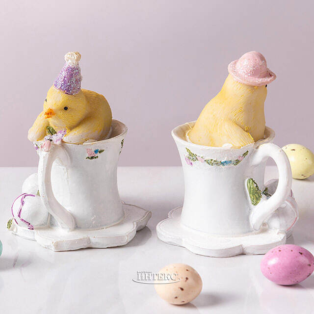 Набор декоративных фигурок Пасхальное Чаепитие 8 см, 2 шт Goodwill (Гудвилл)
