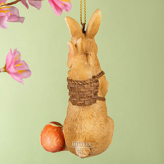 Подвесное украшение Пасхальный Кролик с малышом 9 см Goodwill (Гудвилл)