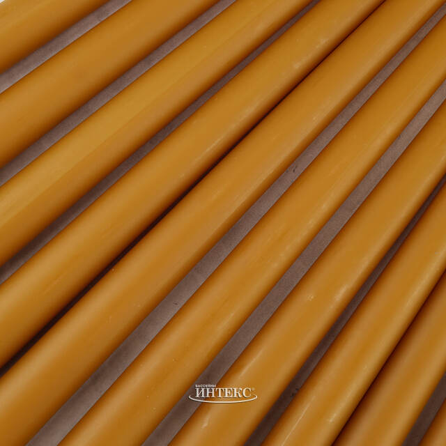 Высокая свеча 40 см Андреа Вельвет медовая Candleslight (Кэндлслайт)