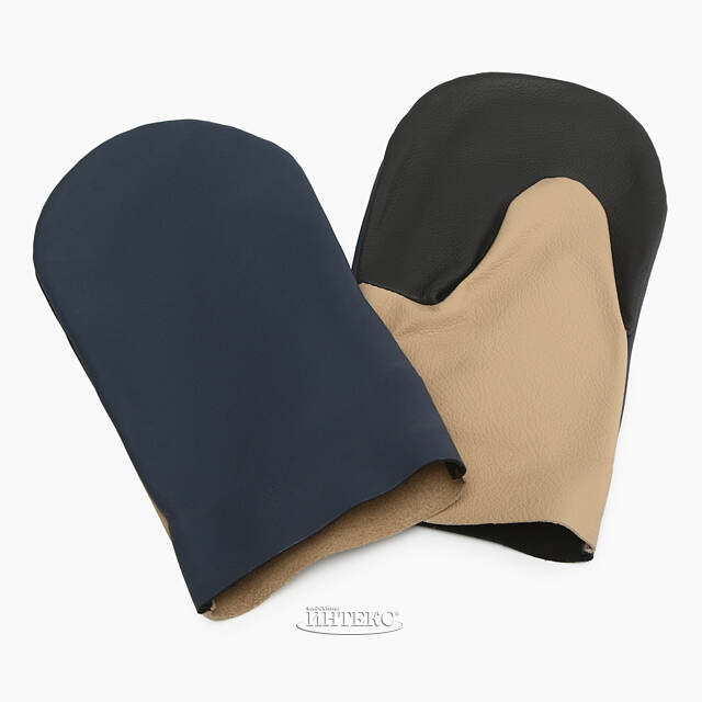 Кожаные рукавицы для гриля и барбекю, 1 пара Снегурочка