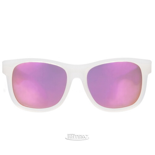 Детские солнцезащитные очки Babiators Original Navigator Розовый лёд, 0-2 лет, полупрозрачная оправа Babiators