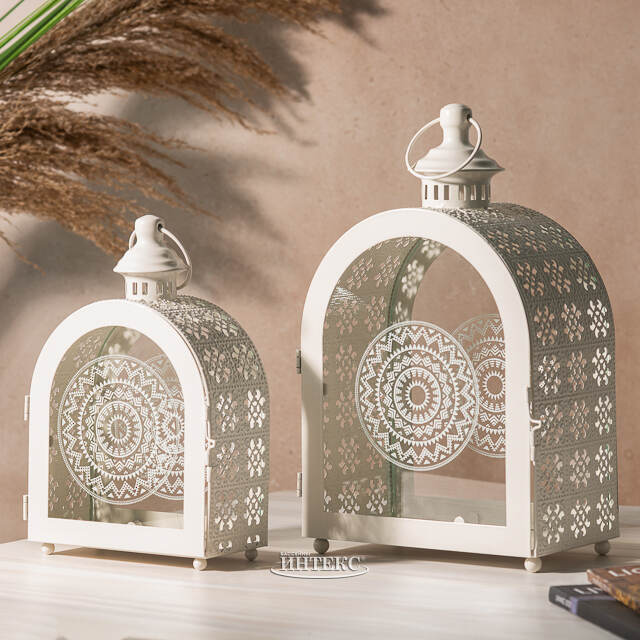 Набор подсвечников-фонарей Normanton 26-33 см, 2 шт Koopman