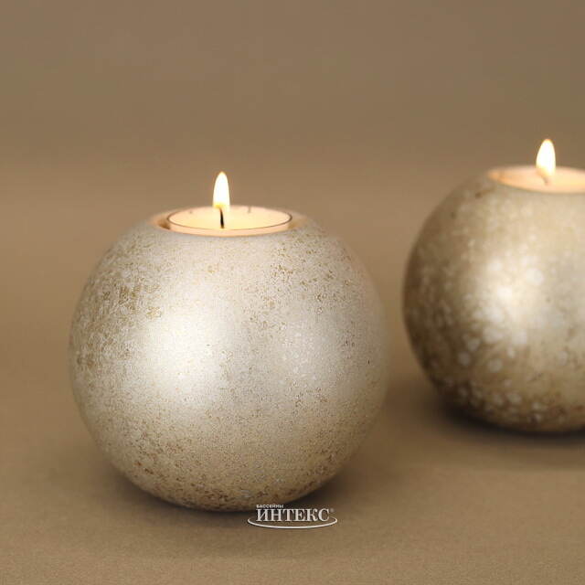 Стеклянный подсвечник Затерянная Планета 10 см Goodwill