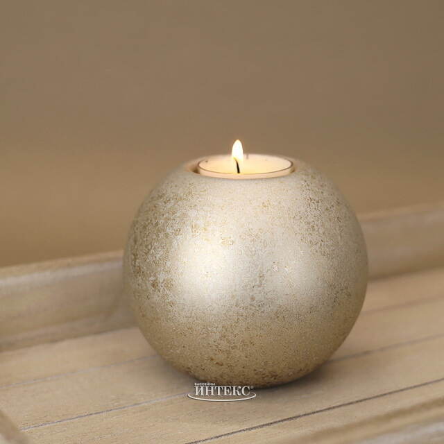 Стеклянный подсвечник Затерянная Планета 10 см Goodwill