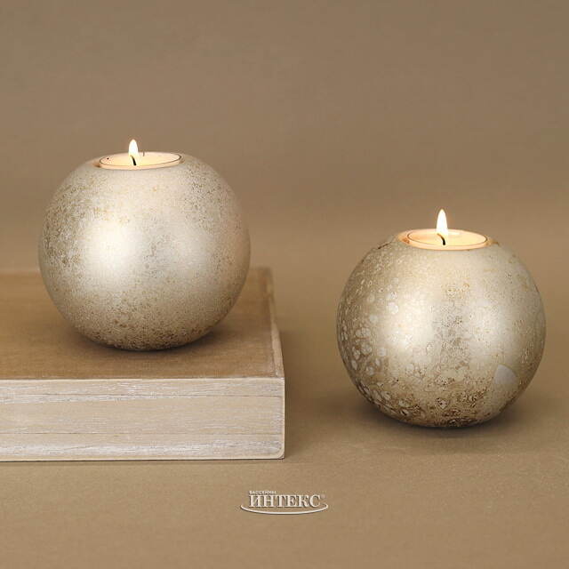 Стеклянный подсвечник Затерянная Планета 10 см Goodwill