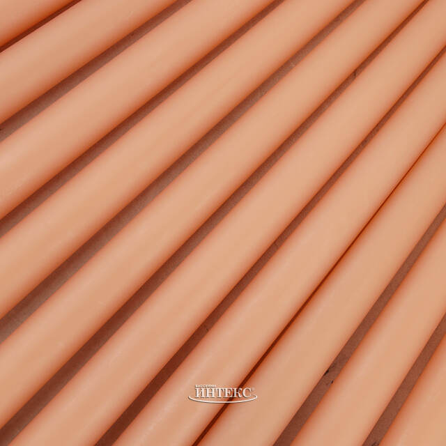 Высокая свеча 40 см Андреа Вельвет персиковая Candleslight (Кэндлслайт)