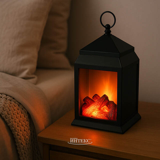 Декоративный светильник Камин Монтегрю 28*16 см, на батарейках Peha
