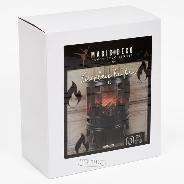 Декоративный камин без обогрева Освальд 35*30 см, батарейки Peha