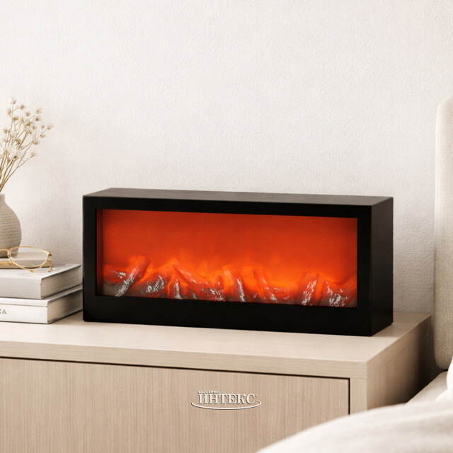 Декоративный камин Люминеско 45*20 см, батарейки Peha