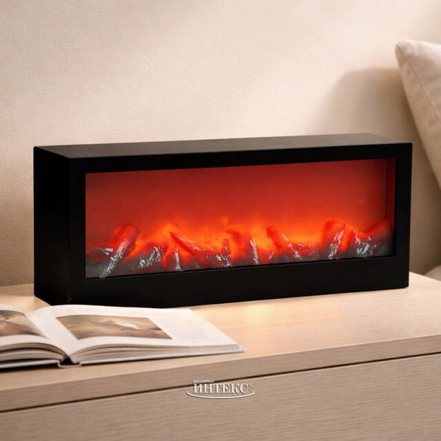 Декоративный камин Люминеско 45*20 см, батарейки Peha