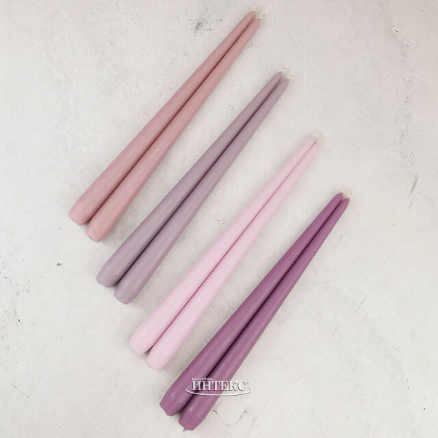 Высокая свеча 40 см Андреа вересковая Candleslight