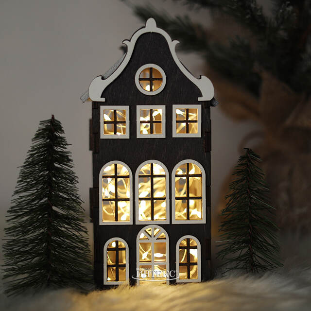 Декоративный домик Амстердам 20 см Christmas Apple (Кристмас Эпл)