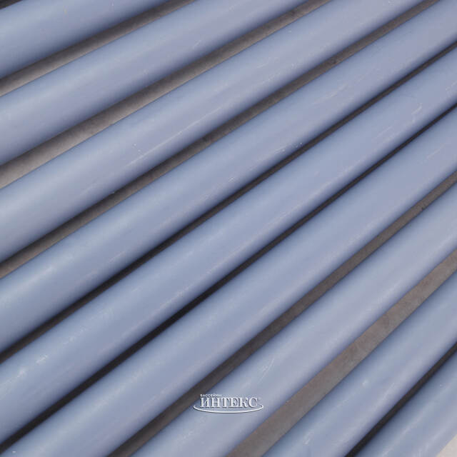 Высокие свечи 30 см Андреа Velvet серо-голубые, 5 шт Candleslight